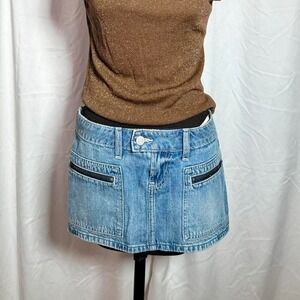 Hollister denim skort mini skirt size S / 27 NTW